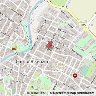 Mappa Via F. Ferrucci, 20, 50013 Campi Bisenzio, Firenze (Toscana)