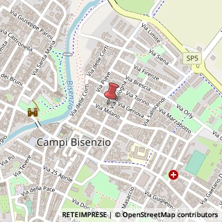 Mappa Piazza Unità d'Italia, 5, 50013 Campi Bisenzio, Firenze (Toscana)