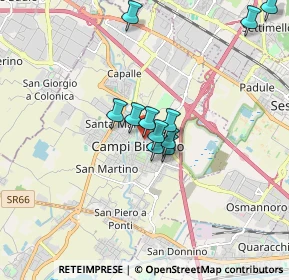 Mappa Via Milano, 50013 Campi Bisenzio FI, Italia (1.46909)
