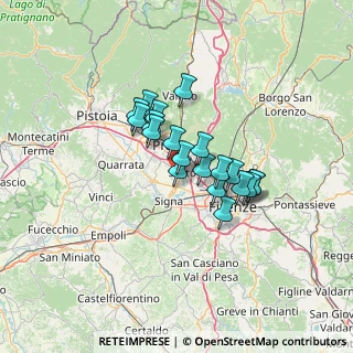 Mappa Via Palestro, 50013 Firenze FI, Italia (9.6365)