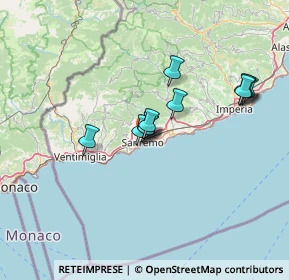 Mappa Strada Ospedale, 18038 Sanremo IM, Italia (11.62636)