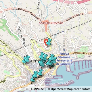 Mappa Strada Ospedale, 18038 Sanremo IM, Italia (0.59)