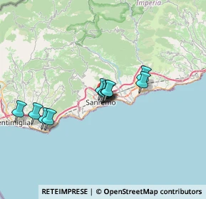 Mappa Strada Ospedale, 18038 Sanremo IM, Italia (5.18667)