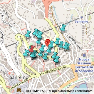 Mappa Strada Ospedale, 18038 Sanremo IM, Italia (0.17692)