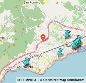 Mappa Strada, 18038 Sanremo IM, Italia (2.7825)