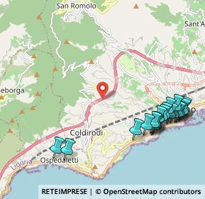 Mappa Strada, 18038 Sanremo IM, Italia (2.638)