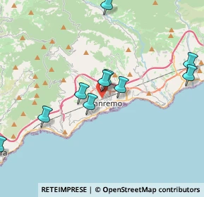 Mappa Strada Mulattiera S. Romolo, 18038 Sanremo IM, Italia (4.49909)