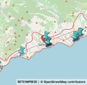 Mappa Strada Mulattiera S. Romolo, 18038 Sanremo IM, Italia (4.01917)