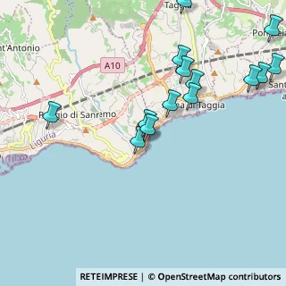 Mappa Via Stefano Geva, 18038 Sanremo IM, Italia (2.40786)