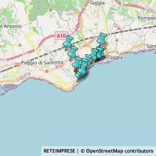 Mappa Via Stefano Geva, 18038 Sanremo IM, Italia (0.86467)