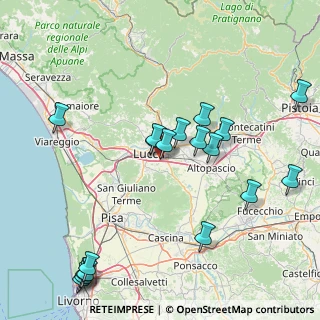 Mappa Via Comunale Chiesa di Toringo, 55012 Capannori LU, Italia (19.29222)