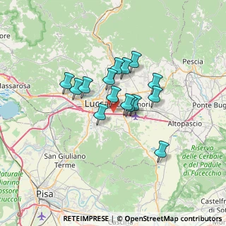 Mappa Via Comunale Chiesa di Toringo, 55012 Capannori LU, Italia (4.99467)