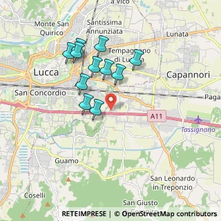 Mappa Via Comunale Chiesa di Toringo, 55012 Capannori LU, Italia (1.67182)