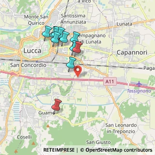 Mappa Via Comunale Chiesa di Toringo, 55012 Capannori LU, Italia (1.99)