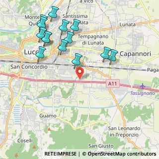 Mappa Via Comunale Chiesa di Toringo, 55012 Capannori LU, Italia (2.44)