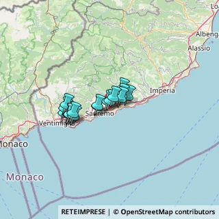 Mappa Via Francesco Baracca, 18038 Sanremo IM, Italia (8.66941)