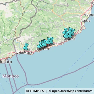 Mappa Vicolo dei Gherzi, 18038 Sanremo IM, Italia (9.69077)