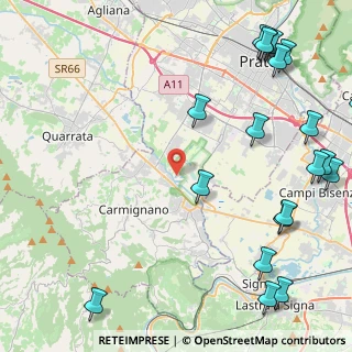 Mappa Via di Bogaia, 59100 Prato PO, Italia (6.6155)