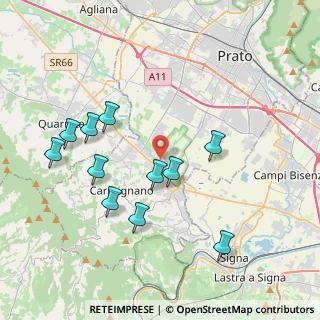 Mappa Via di Bogaia, 59100 Prato PO, Italia (4.03727)