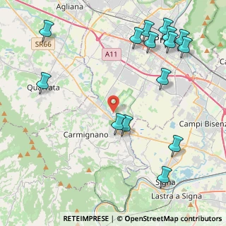 Mappa Via di Bogaia, 59100 Prato PO, Italia (5.60733)