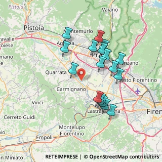 Mappa Via di Bogaia, 59100 Prato PO, Italia (7.01647)
