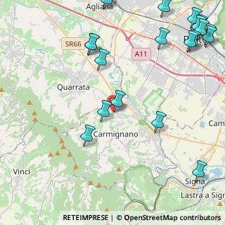 Mappa Via Giacomo Matteotti, 59011 Seano PO, Italia (6.4485)