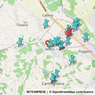 Mappa Via Giacomo Matteotti, 59011 Seano PO, Italia (1.056)