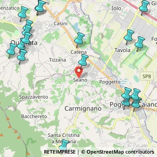 Mappa Via Giacomo Matteotti, 59011 Seano PO, Italia (3.568)
