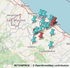 Mappa Via Amandoli, 47836 Mondaino RN, Italia (12.3185)