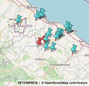 Mappa Via Amandoli, 47836 Mondaino RN, Italia (12.52294)