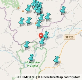 Mappa Via Amandoli, 47836 Mondaino RN, Italia (4.4385)