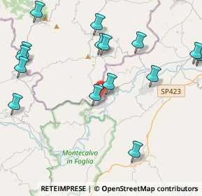 Mappa Via Amandoli, 47836 Mondaino RN, Italia (6.06737)