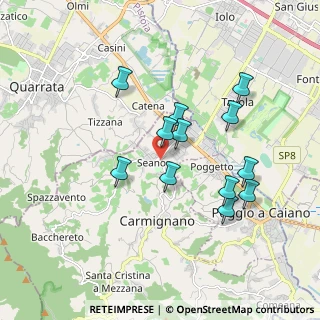 Mappa Via Federigo Tozzi, 59011 Seano PO, Italia (1.70333)