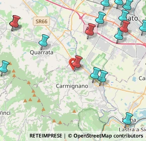 Mappa Via Federigo Tozzi, 59015 Seano PO, Italia (6.4405)