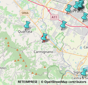 Mappa Via Federigo Tozzi, 59015 Seano PO, Italia (7.04769)