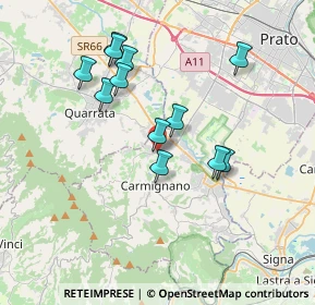 Mappa Via Federigo Tozzi, 59015 Seano PO, Italia (3.40917)