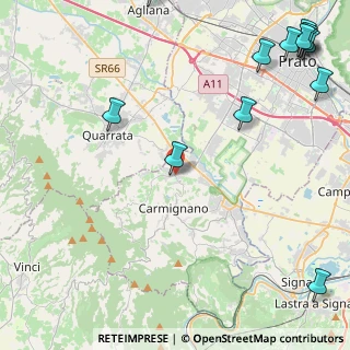 Mappa Via Federigo Tozzi, 59011 Seano PO, Italia (7.04769)