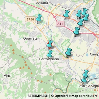 Mappa Via Federigo Tozzi, 59011 Seano PO, Italia (5.46357)