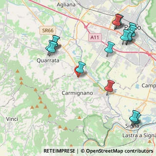 Mappa Via Federigo Tozzi, 59011 Seano PO, Italia (5.68579)