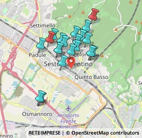 Mappa Via Galileo Galilei, 50019 Sesto Fiorentino FI, Italia (1.506)