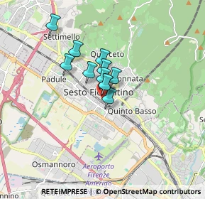 Mappa Via Galileo Galilei, 50019 Sesto Fiorentino FI, Italia (0.99909)