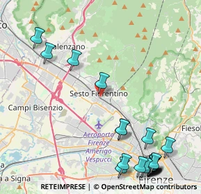 Mappa Via Galileo Galilei, 50019 Sesto Fiorentino FI, Italia (6.0965)