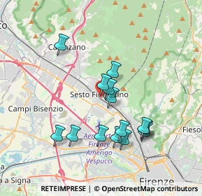 Mappa Via Galileo Galilei, 50019 Sesto Fiorentino FI, Italia (3.41286)