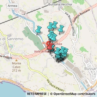 Mappa Via Armea, 18038 Sanremo IM, Italia (0.29655)