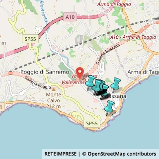 Mappa Via Armea, 18038 Sanremo IM, Italia (0.729)