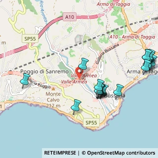 Mappa Via Armea, 18038 Sanremo IM, Italia (1.3095)