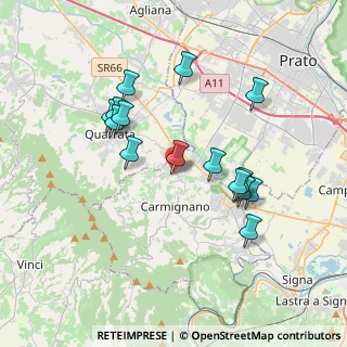 Mappa Via Morandi, 59011 Seano PO, Italia (3.55333)