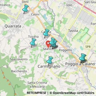 Mappa Via Morandi, 59011 Seano PO, Italia (1.77091)