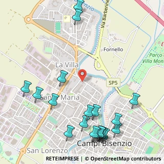 Mappa Via dell'Olmo, 50013 Campi Bisenzio FI, Italia (0.7445)