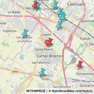 Mappa Via dell'Olmo, 50013 Campi Bisenzio FI, Italia (2.72364)